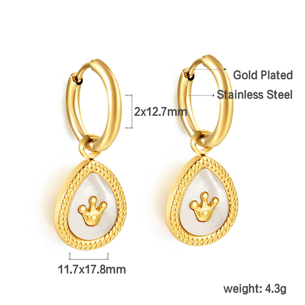 Sia Crown Earrings