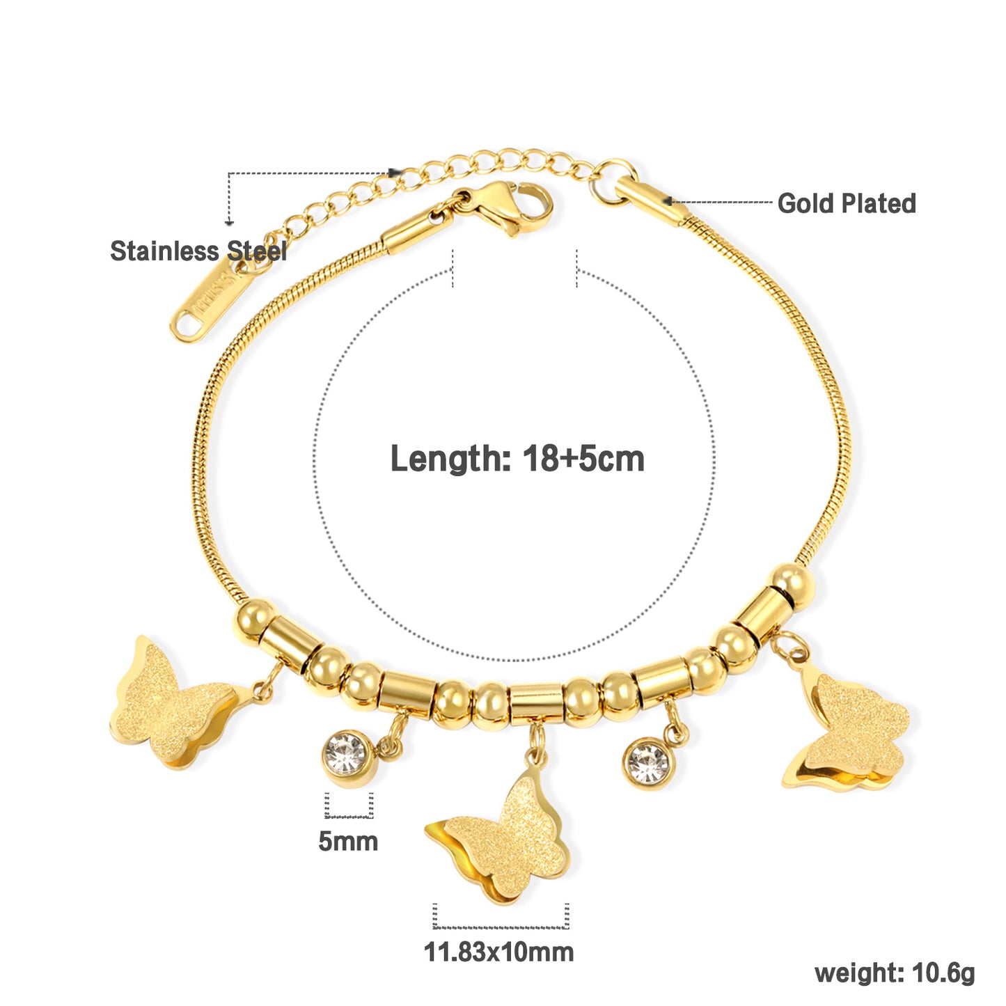 Scarlett Butterfly Bracelet