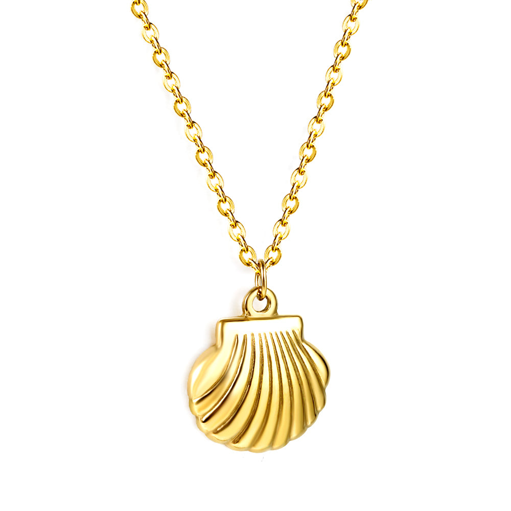 Vanessa Shell Gold Necklace