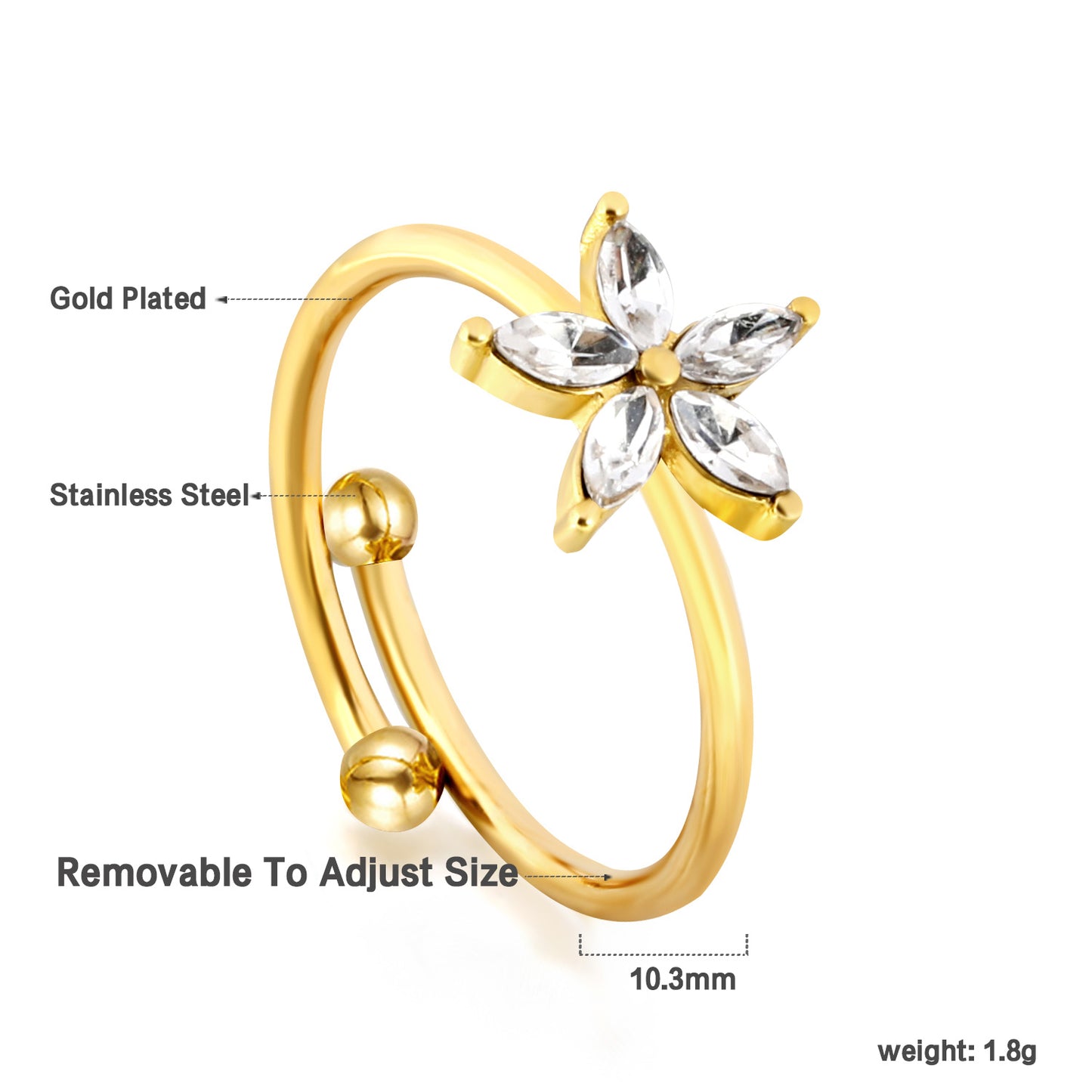Star Flower Ring