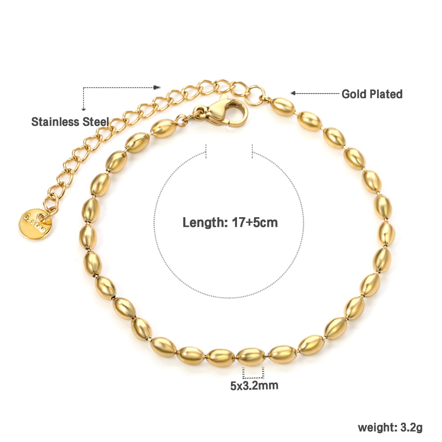 Piper Gold Bracelet