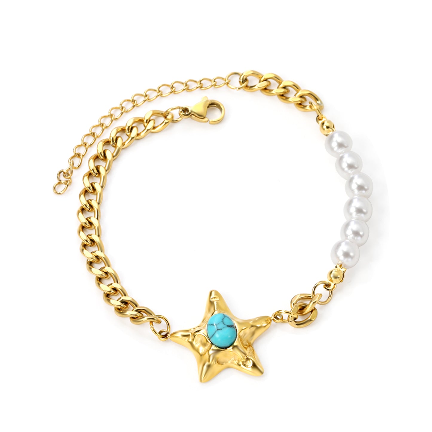 Lilac Starfish Bracelet