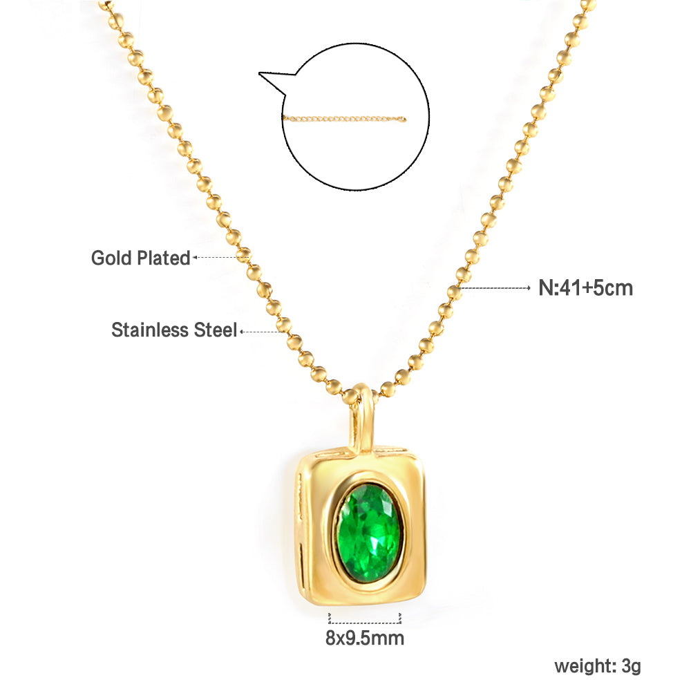 Lisa Green Diamond Necklace