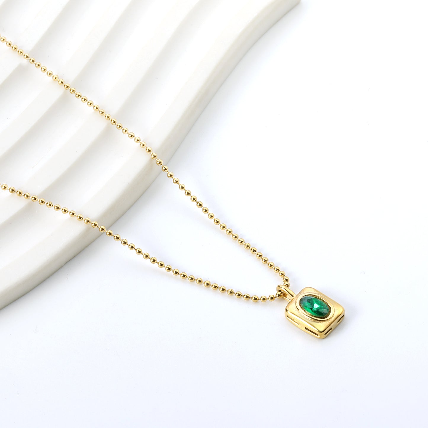 Lisa Green Diamond Necklace