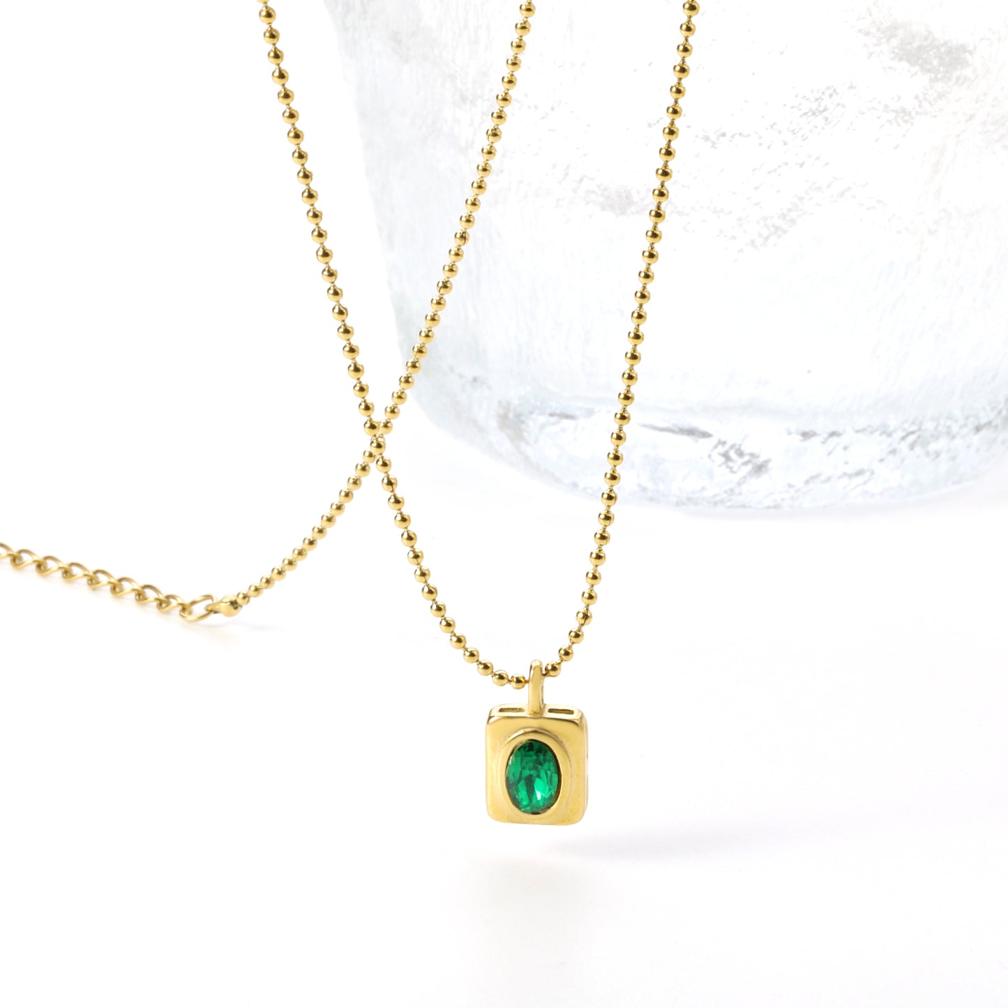 Lisa Green Diamond Necklace