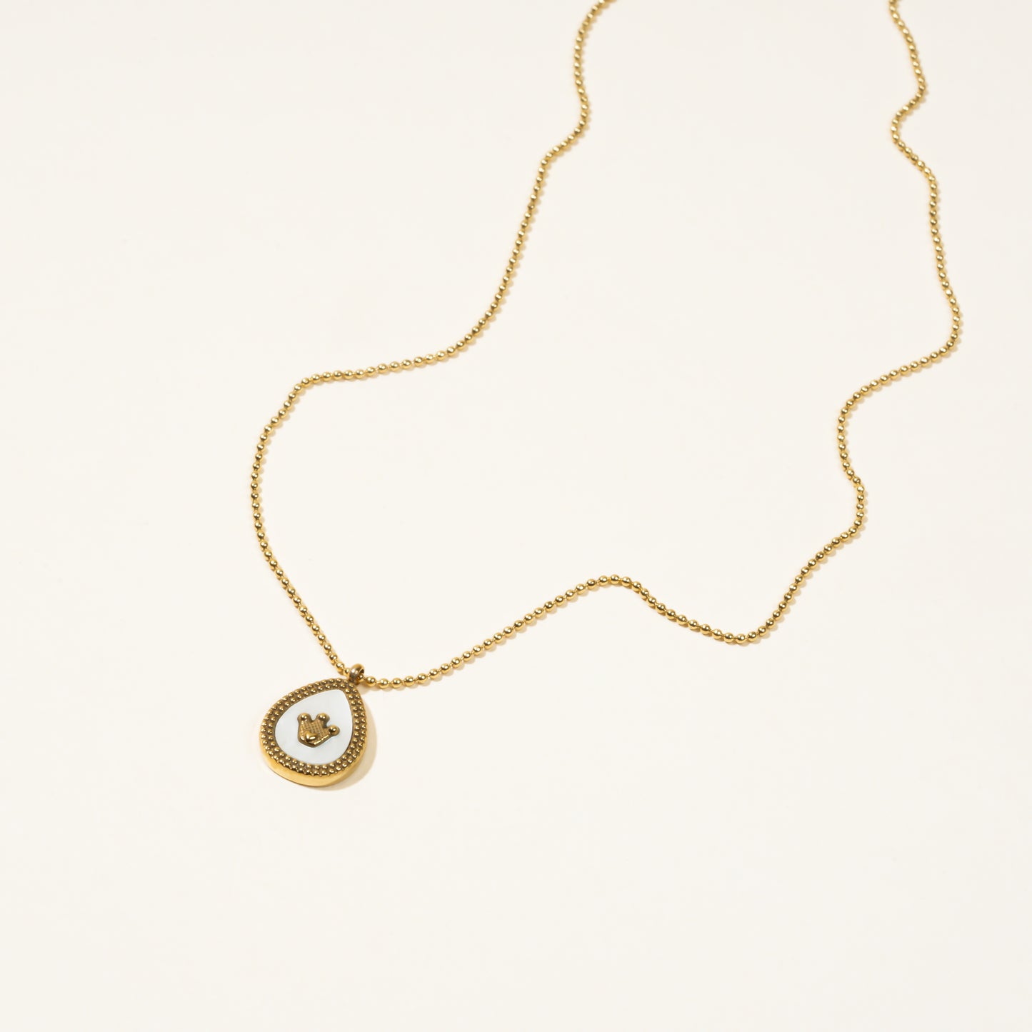 Crown Gold Necklace