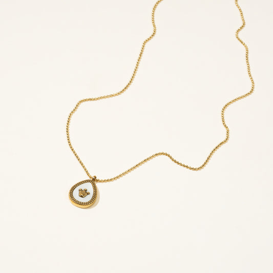 Crown Gold Necklace