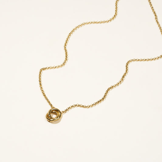Knotted Gold Necklace