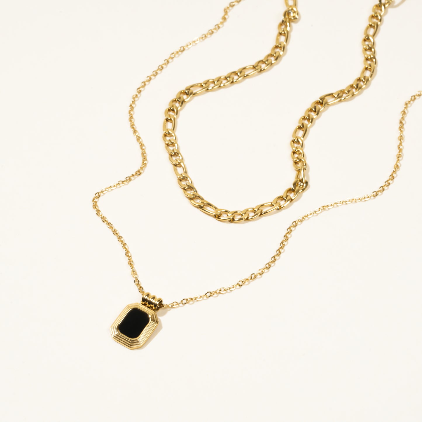 River Black Gold Necklace