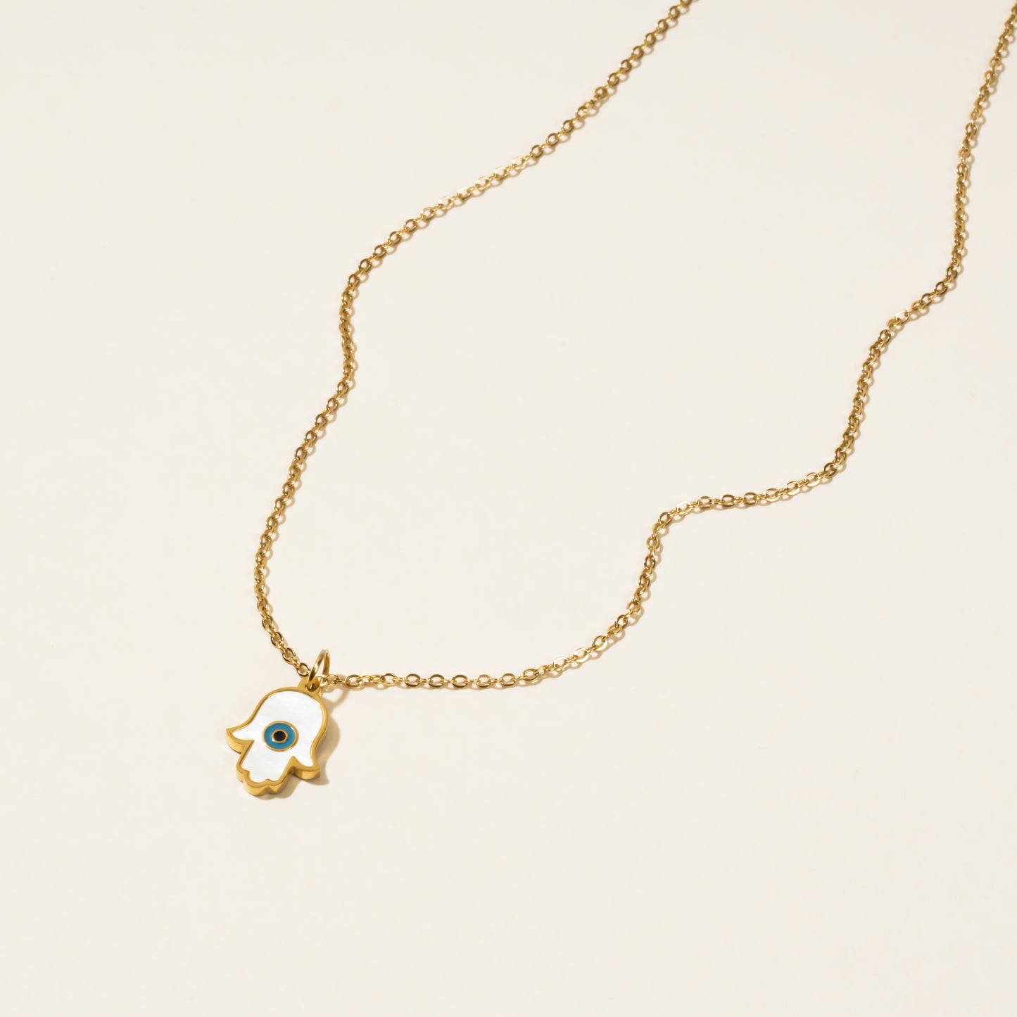 Alexis Palm Eye Necklace