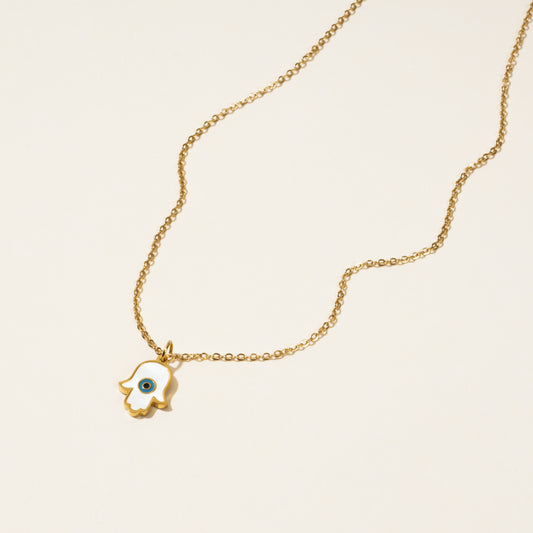 Alexis Palm Eye Necklace