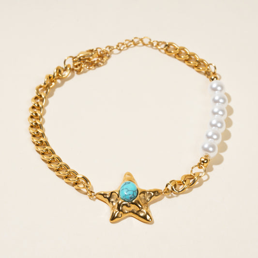 Lilac Starfish Bracelet