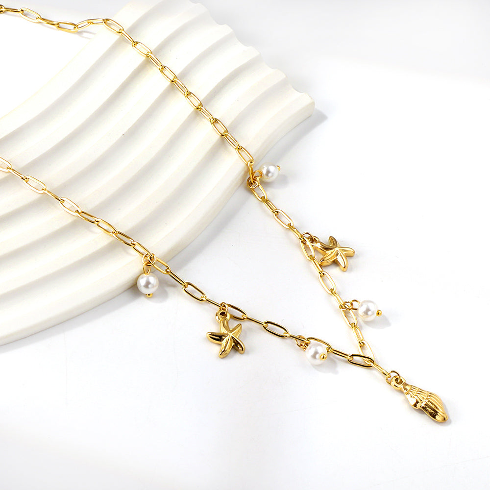 Lenora Sea Gold Necklace