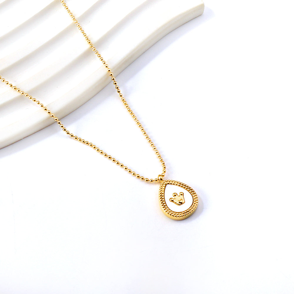 Crown Gold Necklace