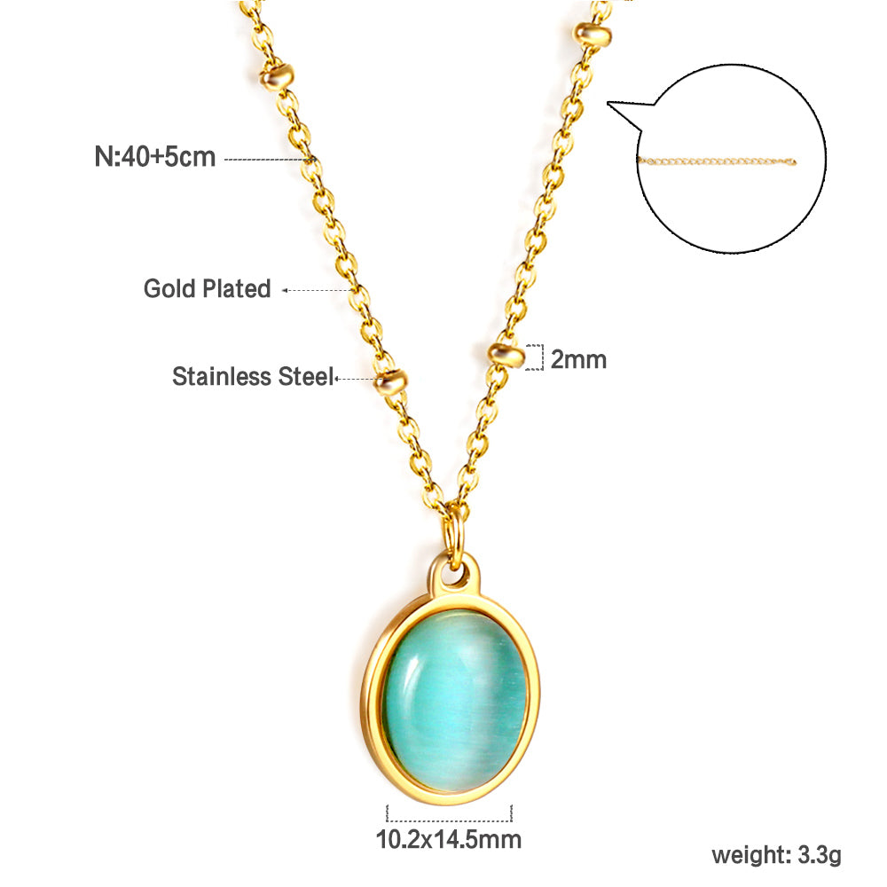 Polly Enamel Necklace