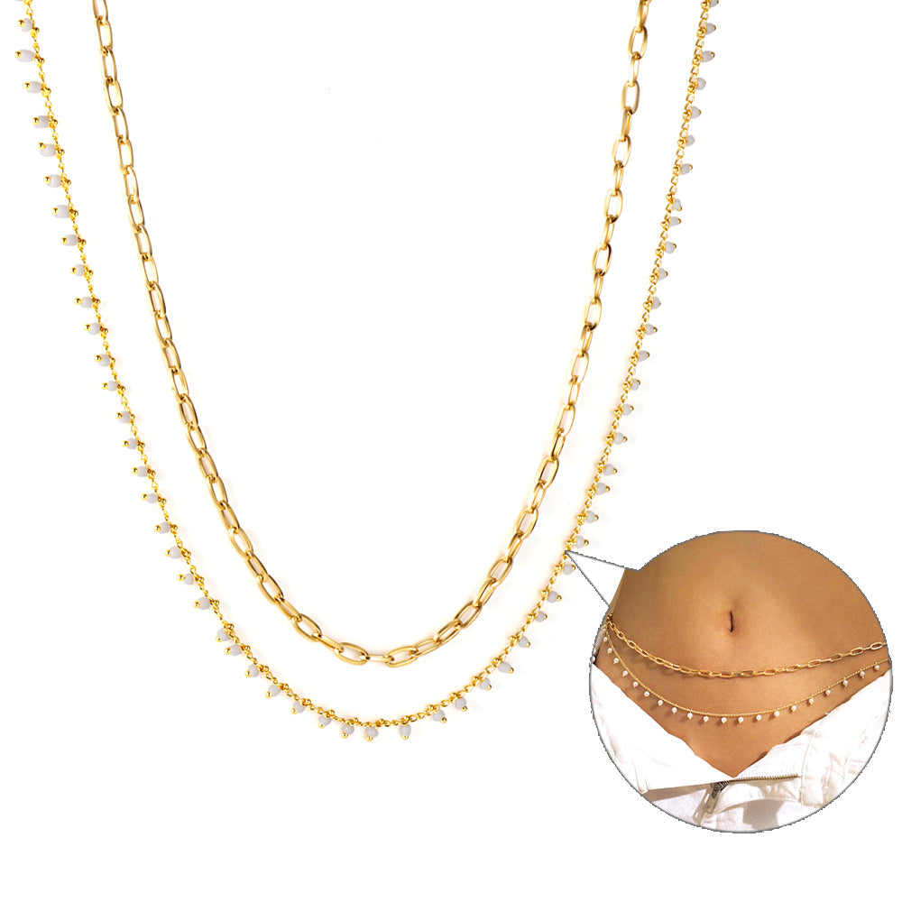 Lettie Pearl Waist Chain