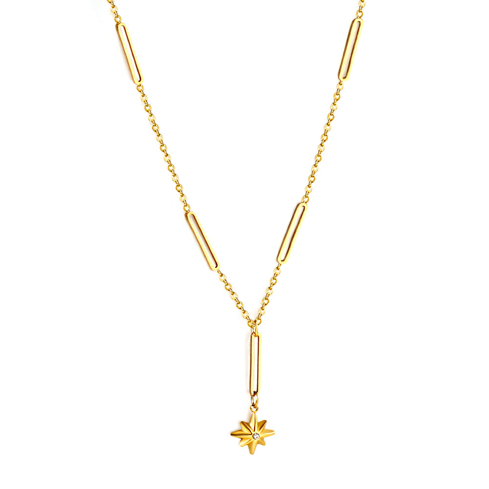 Jean Star Gold Necklace