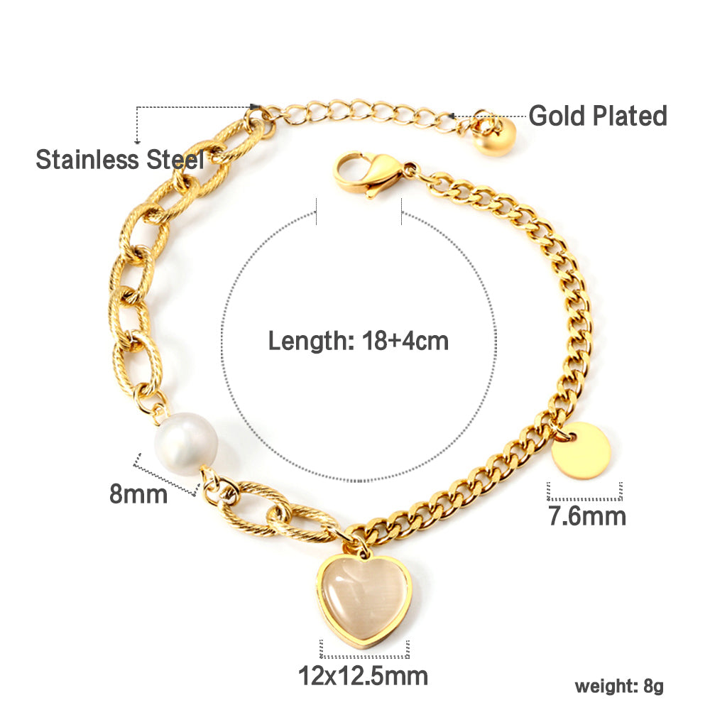 Jane Heart Bracelet