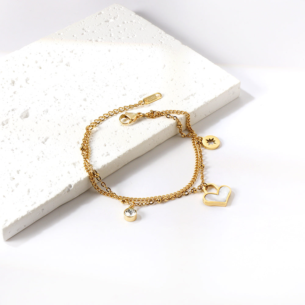 Ella Heart Bracelet
