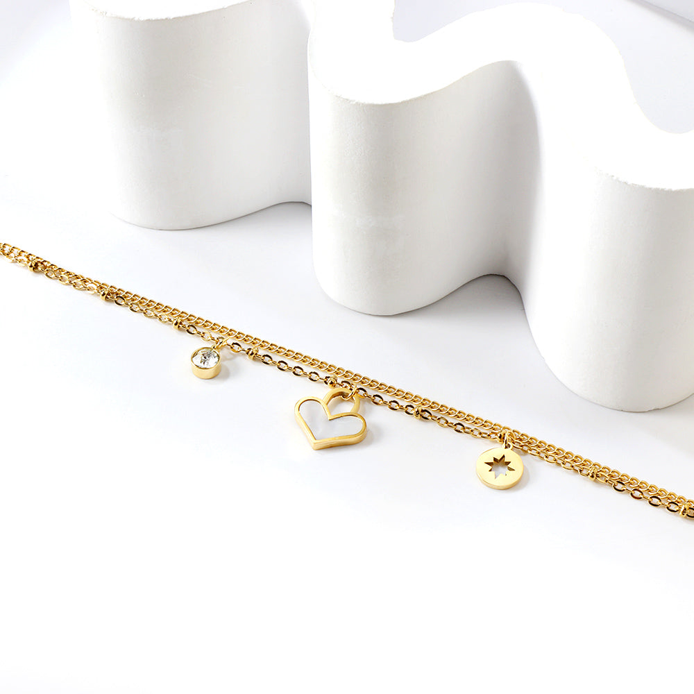 Ella Heart Bracelet