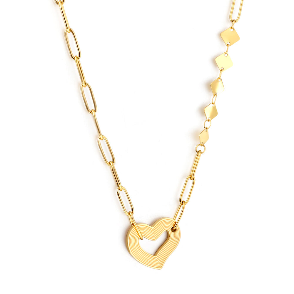 Tess Heart Gold Necklace