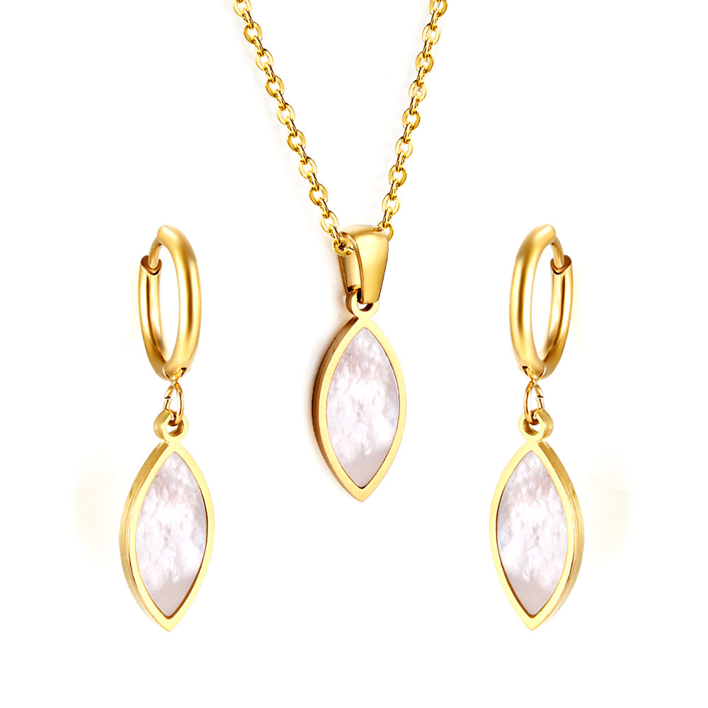 Imogen White Gold Set