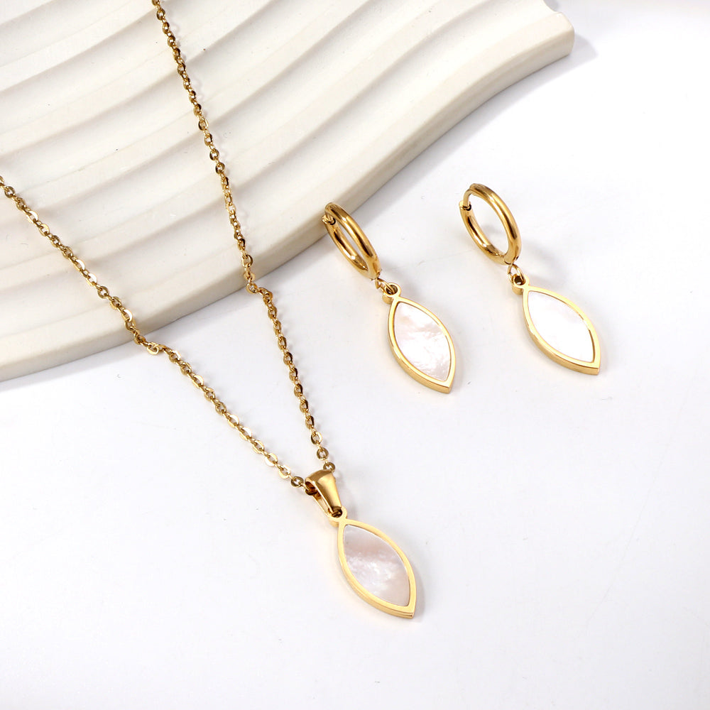 Imogen White Gold Set