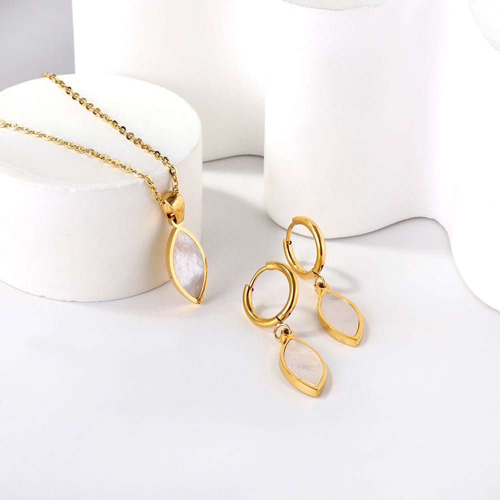 Imogen White Gold Set