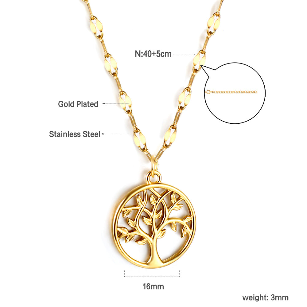 Audrey Tree Gold Necklace