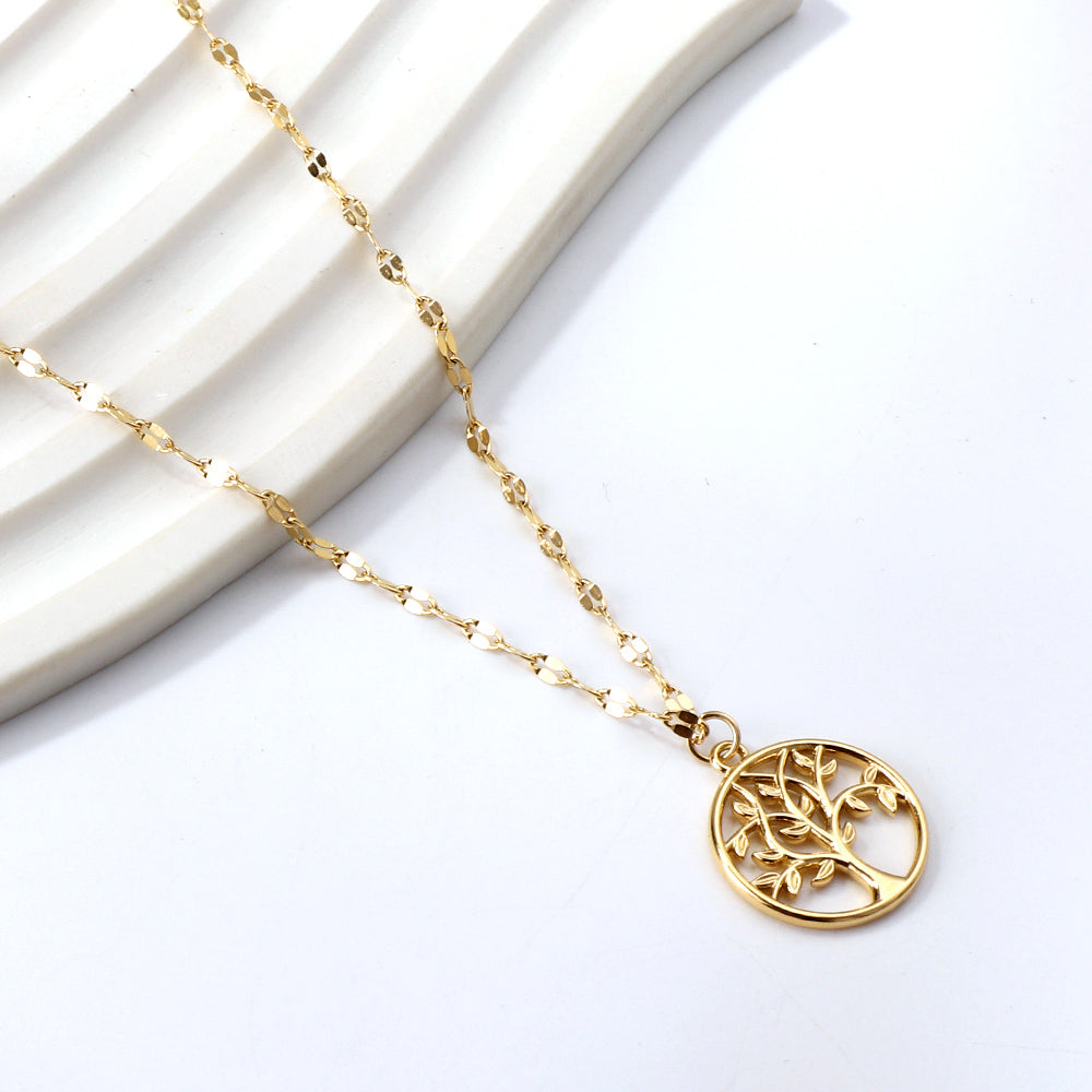 Audrey Tree Gold Necklace