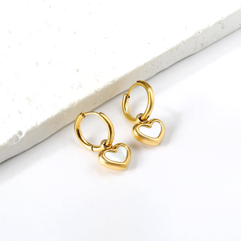 Iris Heart Earrings