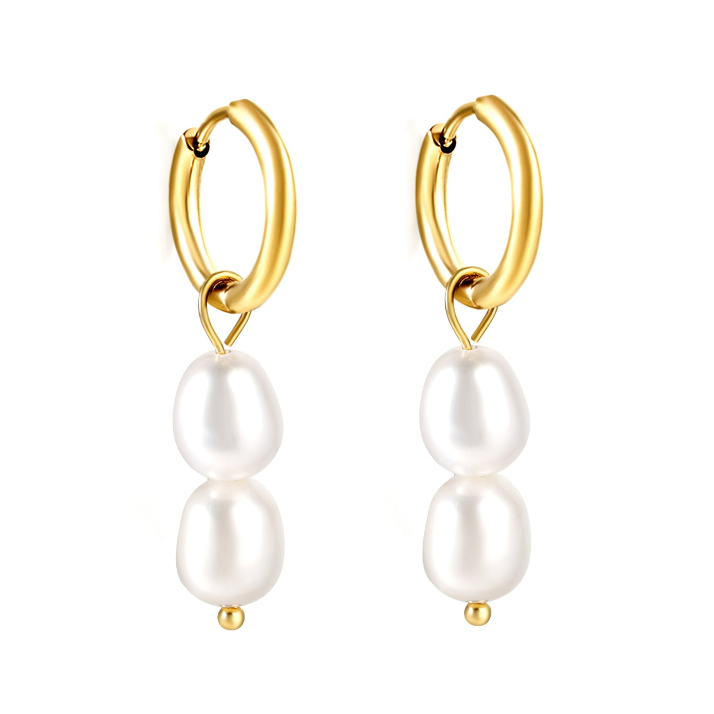 Lavinia Double Pearl Earrings