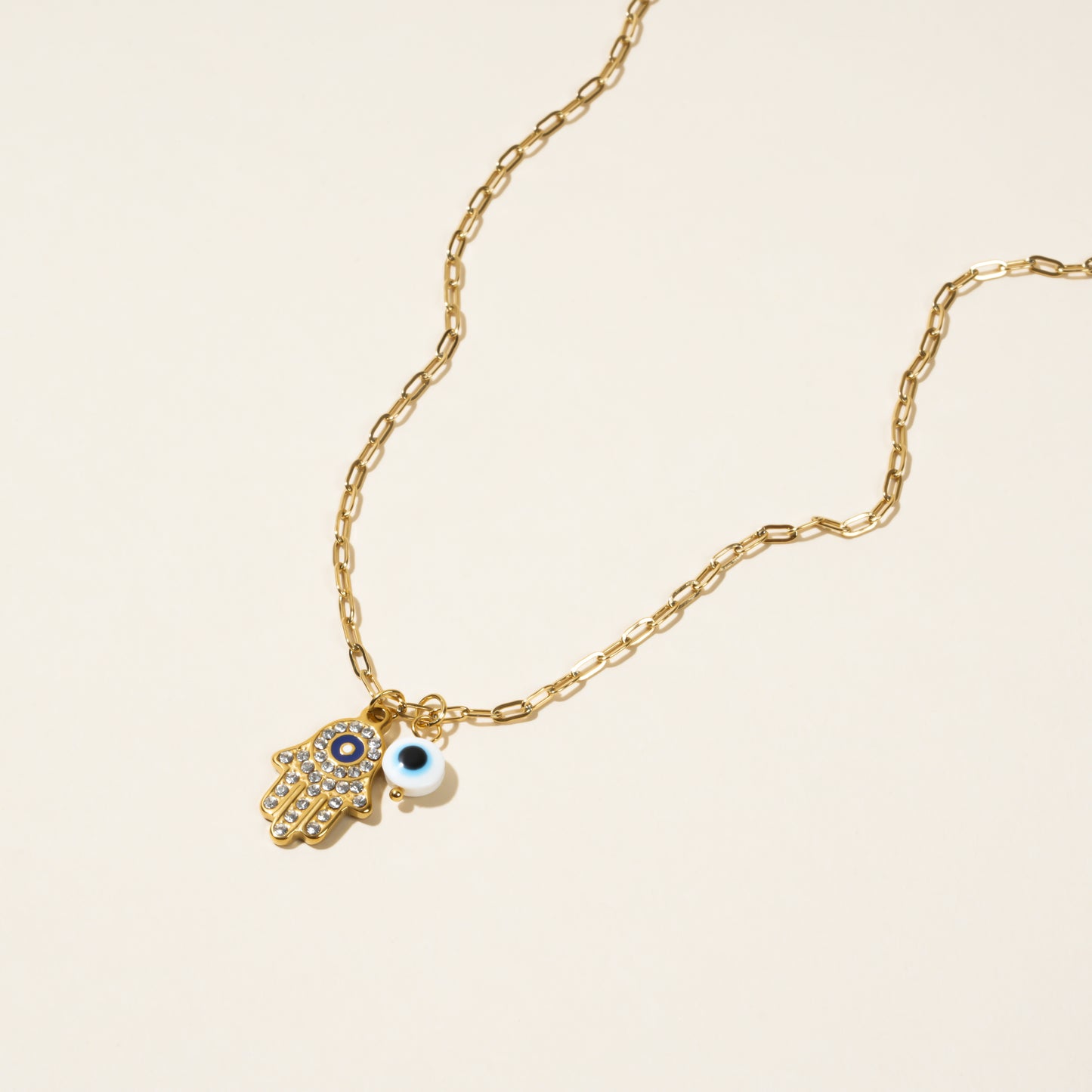 Azalea Palm Gold Necklace
