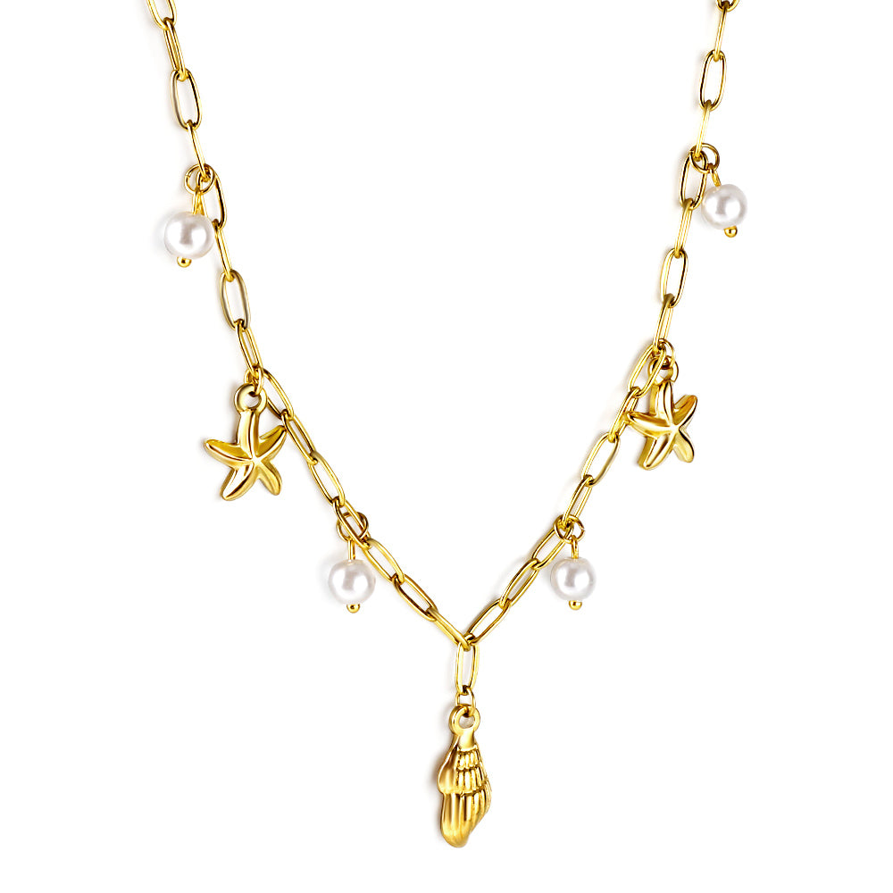 Lenora Sea Gold Necklace