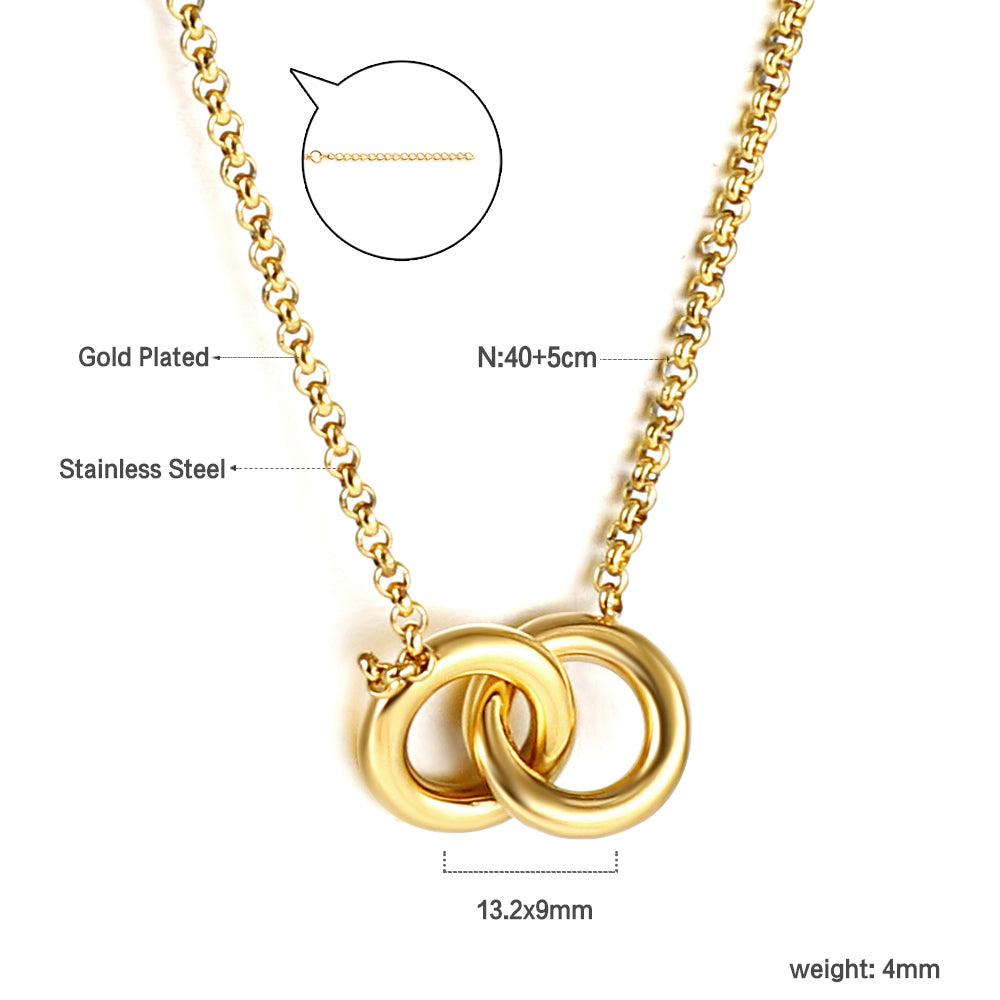Knotted Gold Necklace