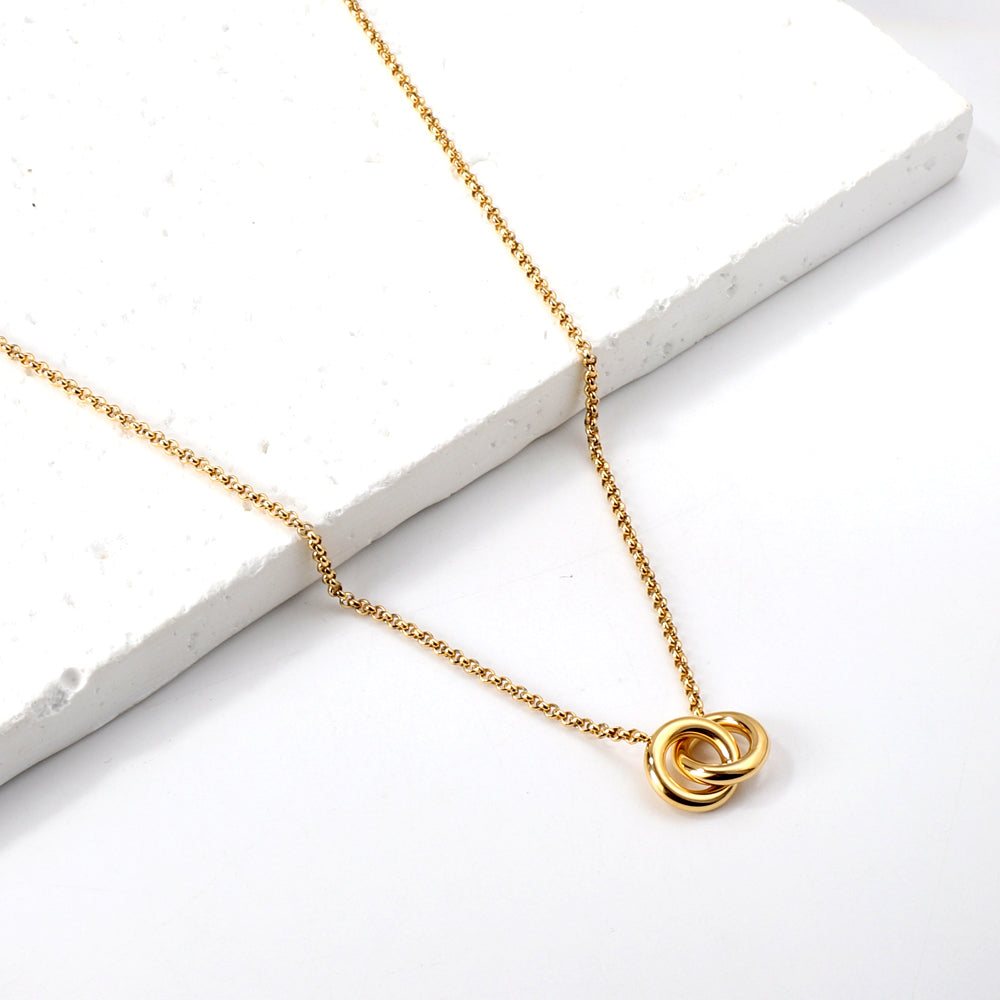 Knotted Gold Necklace