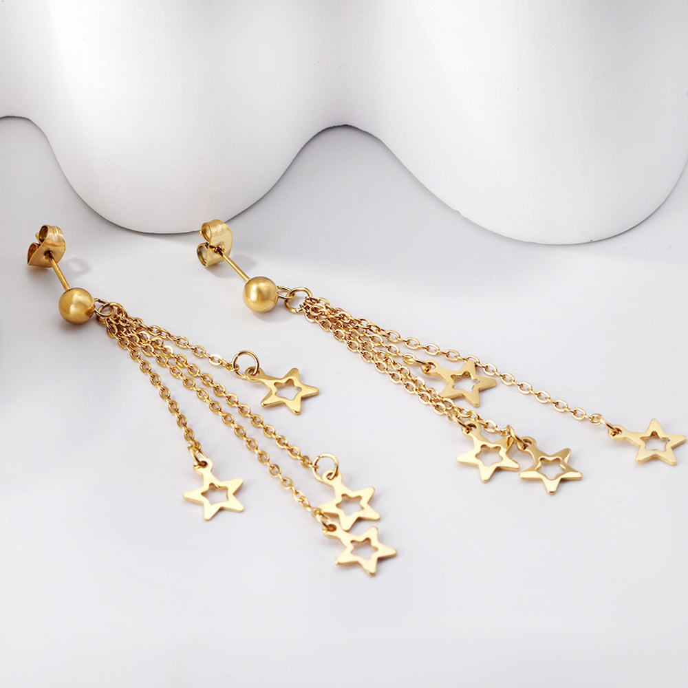 Zola Hanging Stars Earrings