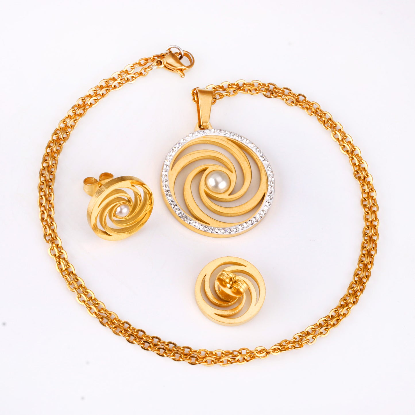 Arden Round Gold Set